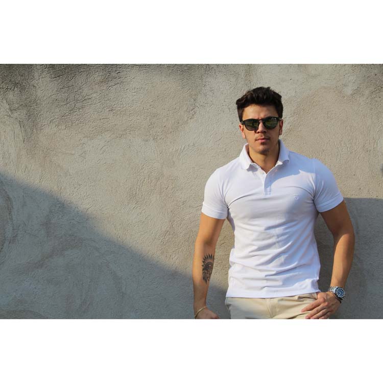 Camisa Polo Branca - Imagem 10