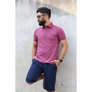 Camisa Polo Mescla Vinho