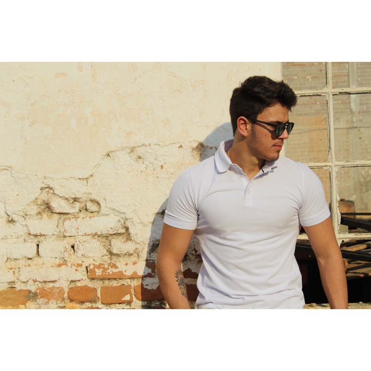 Camisa Polo Branca - Imagem 15