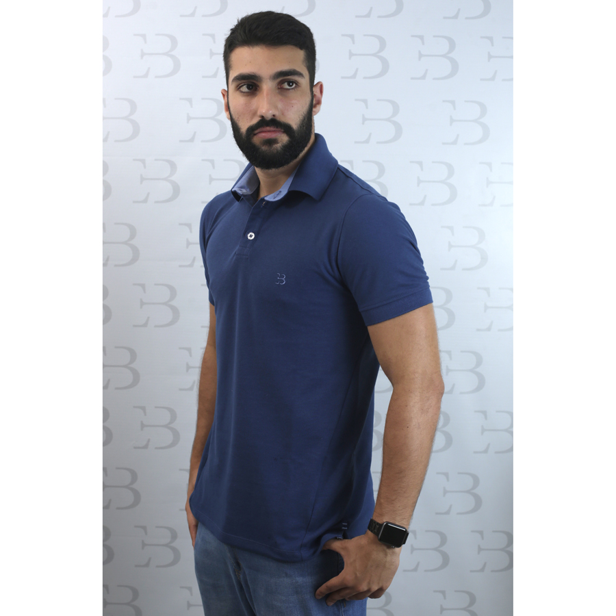 Camisa Polo Azul Indigo - Imagem 7