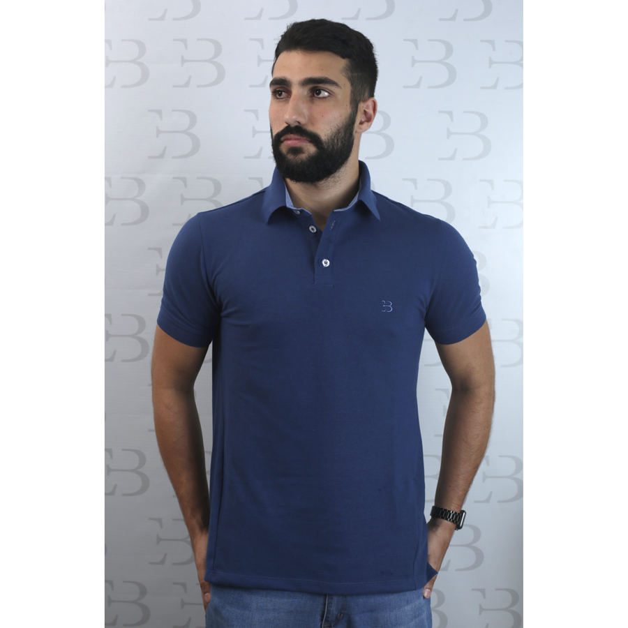Camisa Polo Azul Indigo