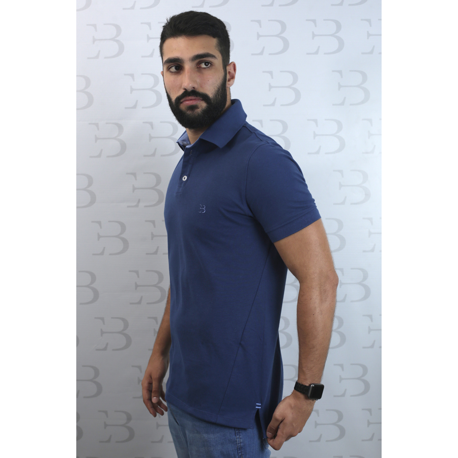 Camisa Polo Azul Indigo - Imagem 6