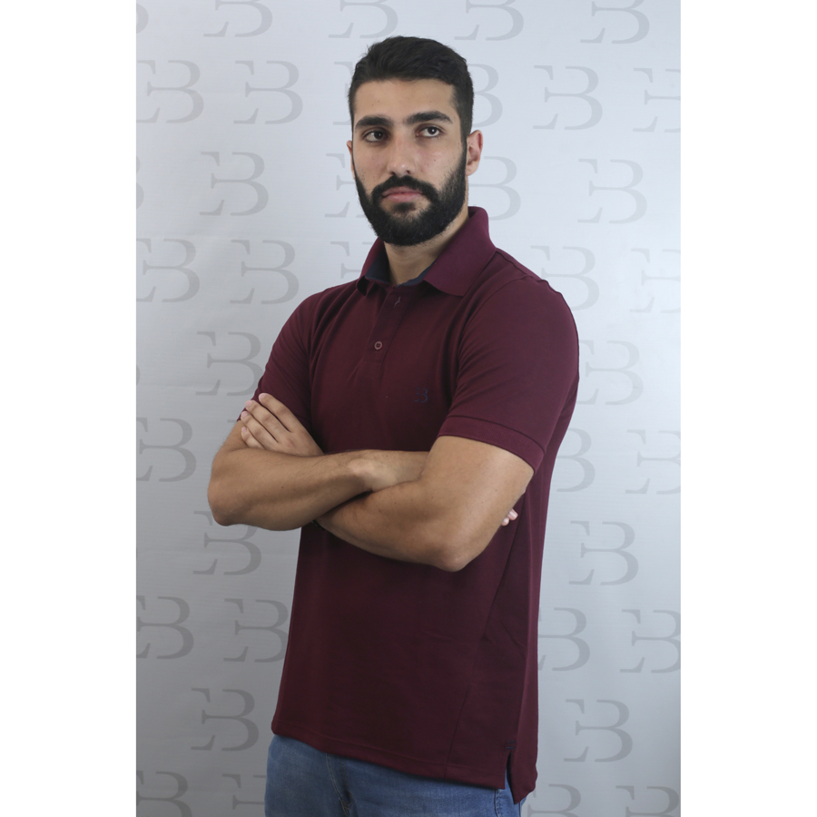 Camisa Polo Vinho - Imagem 7